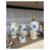 5 Pcs - Vase - Wash Basin - Pitcher - Elec Lamp