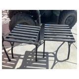 2 - Metal Side Table 18"L x 18"W x 18"H