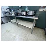 Stainless Steel Table 96"L x 30"W x 36"H
