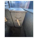 Galvanized Roll Around Bin 30"x18"x27"