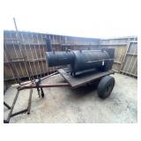 Smoker on Trailer 52"L x 24"W