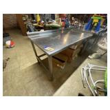 Stainless Steel Table 60"L x 31"W x 33"H