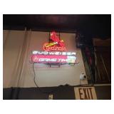 Neon Budweiser Cardinals Sign