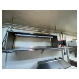 Stainless Steel Shelf w/Heating Light 84"L x 20"