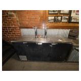 Bar Beer Keg Cooler 69"L x 27"W x 36"H