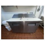 True Prep Table on Wheels 48"L x 30"W x 36"H