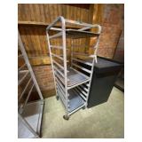 Rolling Sheet Pan Rack 20-1/2"L x 26"W x 64"H