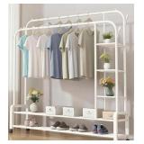 Rouswee Multi-Functional Double Rods Clothes Rack