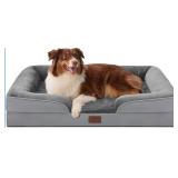 Bedsure Comfy Pet Bed - Gray, Approx 24x32x6", Wa