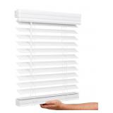 Lotus&Windoware Cordless, 2"Faux Wood Blind,16"W