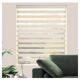 2 Ct. Jiangpen Textile Custom Zebra Blinds, Cream,