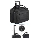 Kroser Rolling Laptop Wheeled Briefcase - Fits up