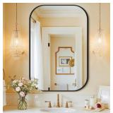 Bathroom Mirror for Wall, Black bathroom Vanity Mi