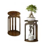 Plant Display Stand, 18", Bamboo (Missing Middle