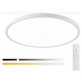 Mossco 20" LED Flush Mount Ceiling Light, 43W, Di