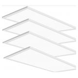 2x4 LED Flat Panel Light 4 Pack - 75W/7800 Lumens/