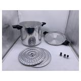 220t Pressure Canner, Silver 5&10&15 PSI Pressure