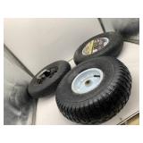 3 Ct. Riding Mower/Barrow Tire Lot - 15" Turf Tir