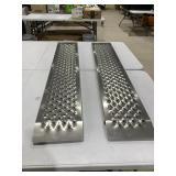 Aluminum Shed Ramps, Approx. 4