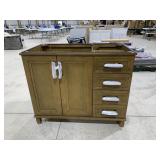 42" Reno Vanity No Top Almond Latte Finish 42"W x
