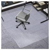 Office Chair Mat for Carpet, Studs/Clear - 46"x60