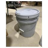 5 Gallon Unbranded Gray Bucket Laundry Detergent