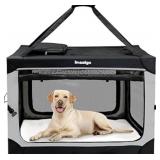 Imseigo Foldable Soft Pet Crate, Comfortable Crate