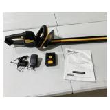 Yardworks 20" Hedge Trimmer - Battery/Charger - M