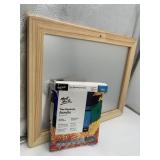 2Ct. Wooden Frame and 18Pc Mont Marte Two Seasons