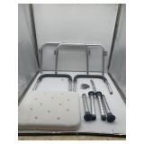 Medline Bath/Shower Seat with Padded Armrests, Adj