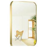 Brushed Gold Mirror, 24" x 36", Model:HMHD-22M11