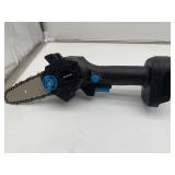 Brookstone Mini Electric Chainsaw - Cordless, Blac