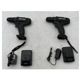 2 Ct North Tech 18V Cordless 3/8" Drill Kit - Bat