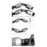 2 Pc. Catalytic Converter Compatible For 2003-08 N