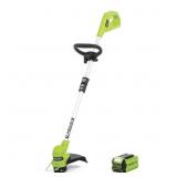 Greenworks 12" String Trimmer - Battery/Charger -
