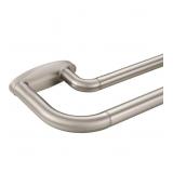 Mayrhyme Double Curtain Rod - Brushed Nickel - 48