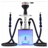 Hookah Cube with LED Light - Acrylic Water Tank -