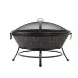 Backyard Creations 35" Round Fire Pit - Black, Me