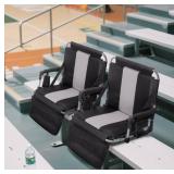 Alpha Camp, Big boy XL, 2 chairs, Gray and black,