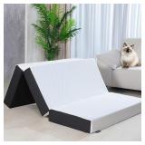 Roxzo Tri Fold Folding Mattress, 3 Inch Twin