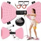 Waist Twisting Training Machine, Pink, Approx. 21"