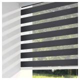 2 Ct. JoyDeco Black Zebra Shades, Approx. 34" x 7