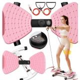 Waist Twisting Training Machine, Pink, Approx. 21"