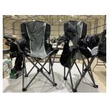 Alpha Camp, Big boy XL, 2 chairs, Gray and black,