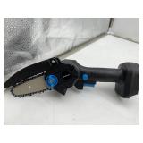 Brookstone Mini Electric Chainsaw - Cordless, Blac