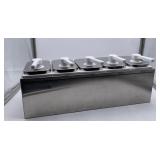 WantJoin Sauce Dispenser with 5 Jars, 2.75QT per S