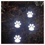 2 Pack Outdoor Lights, 1- Patriot Light Solar Paw