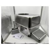 Bartuke Stainless Steel Kitty Litter Box, Includes