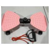 Waist Twister Machine, 300 Lb Capacity,  Red Pull