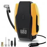 Vaclife Tire Inflator - Yellow/Gray - 50 PSI - 12v